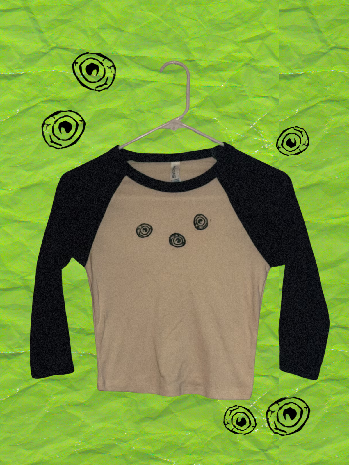 “Eye See You” Cropped Baseball Tee