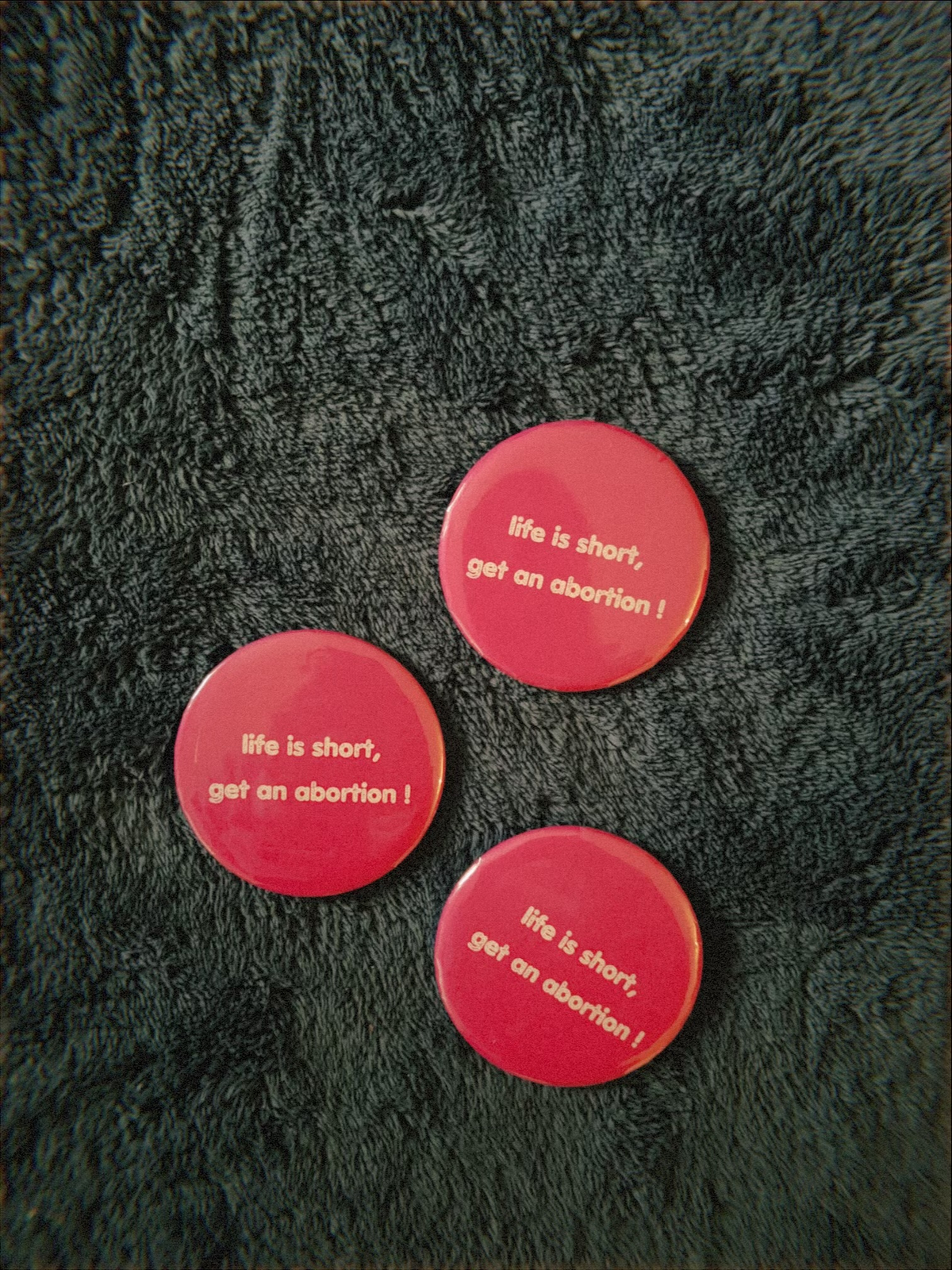 "Life is Short" Pin