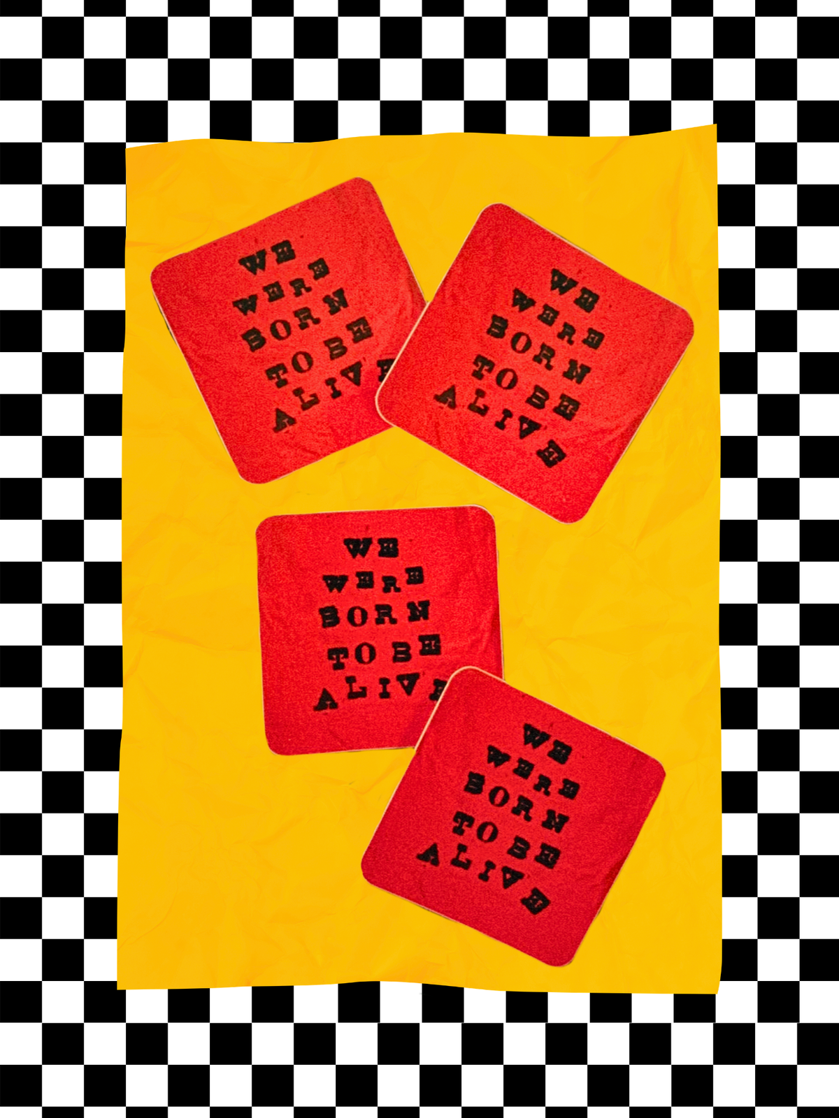 “Born to Be Alive” Sticker