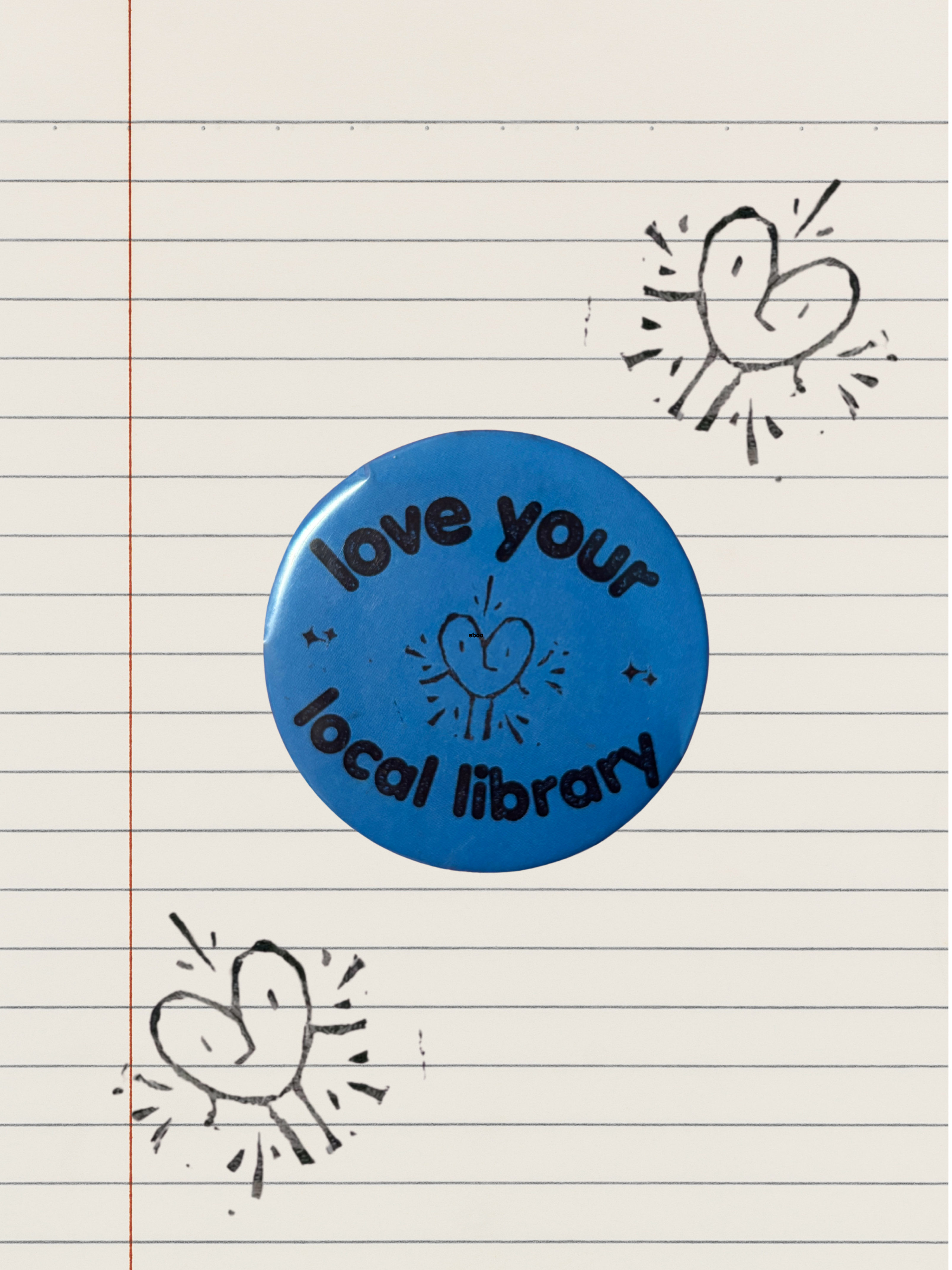 "Love Your Library" Pin